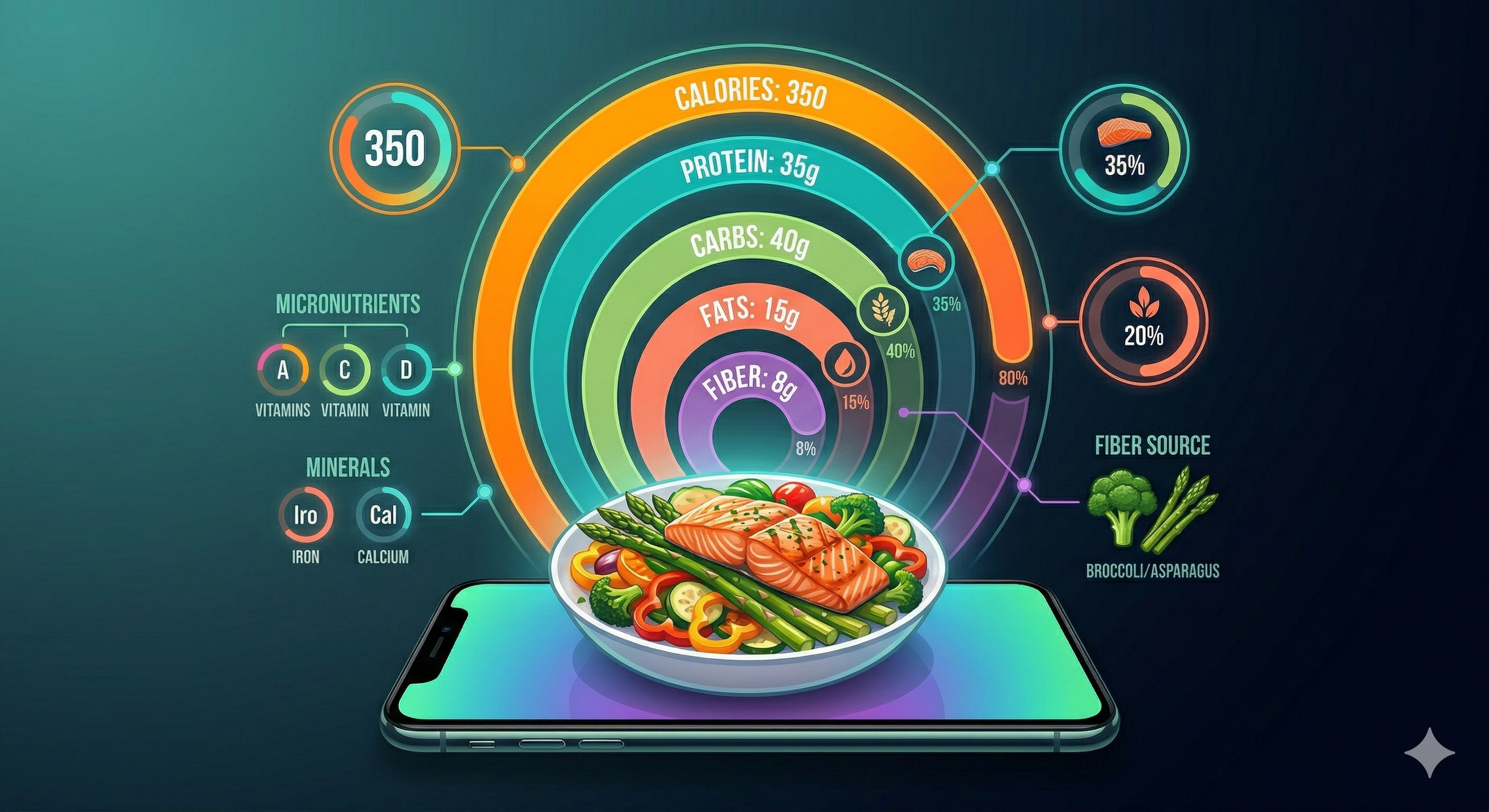 Detailed nutrition breakdown